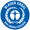 Icon Blauer Engel für Produkte von IDEAL, die mit dem blauen Engel ausgezeichnet sind