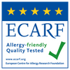 Icon ECARF für IDEAL Luftreiniger, allergikerfreundlich sind