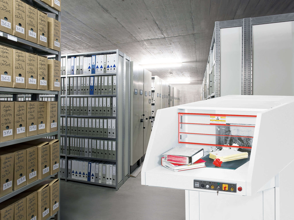 IDEAL 5009-3 CC 6 x 50 mm P-3 avec lubrification manuelle, mise en situation en zone d’archives, visuel produit 2
