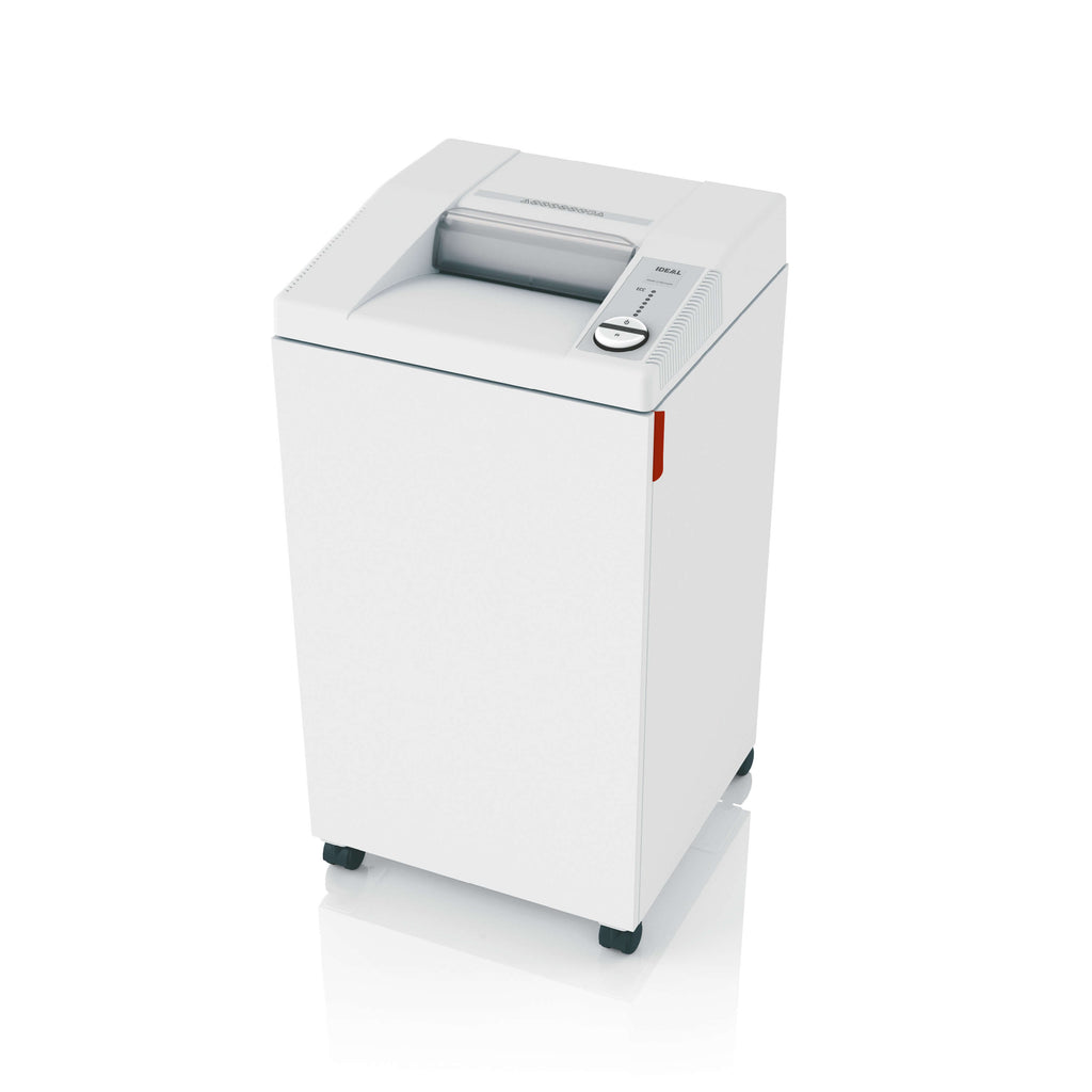 Side view of the IDEAL office document shredder 2604