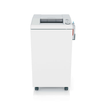 Frontansicht des IDEAL Büro-Aktenvernichter 3105 mit Öler