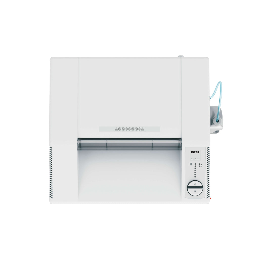 Draufsicht des IDEAL Büro-Aktenvernichter 4005 mit Öler