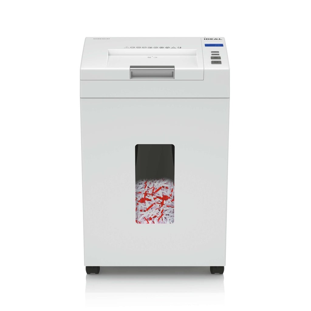 Frontansicht des IDEAL Büro-Aktenvernichter Shredcat 8292
