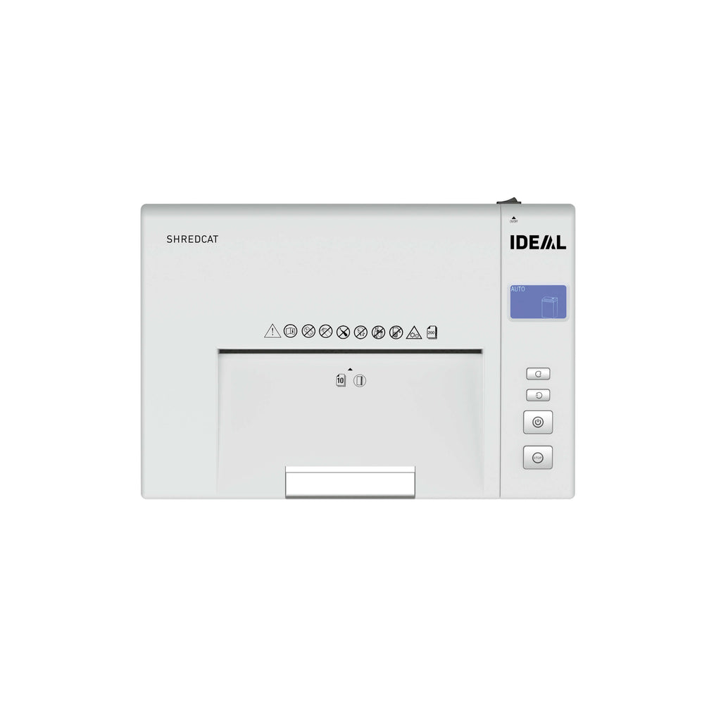 Draufsicht des IDEAL Büro-Aktenvernichter Shredcat 8292