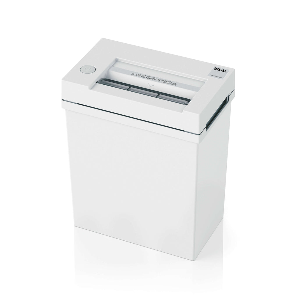 Seitenansicht des IDEAL Schreibtisch-Aktenvernichter 2245