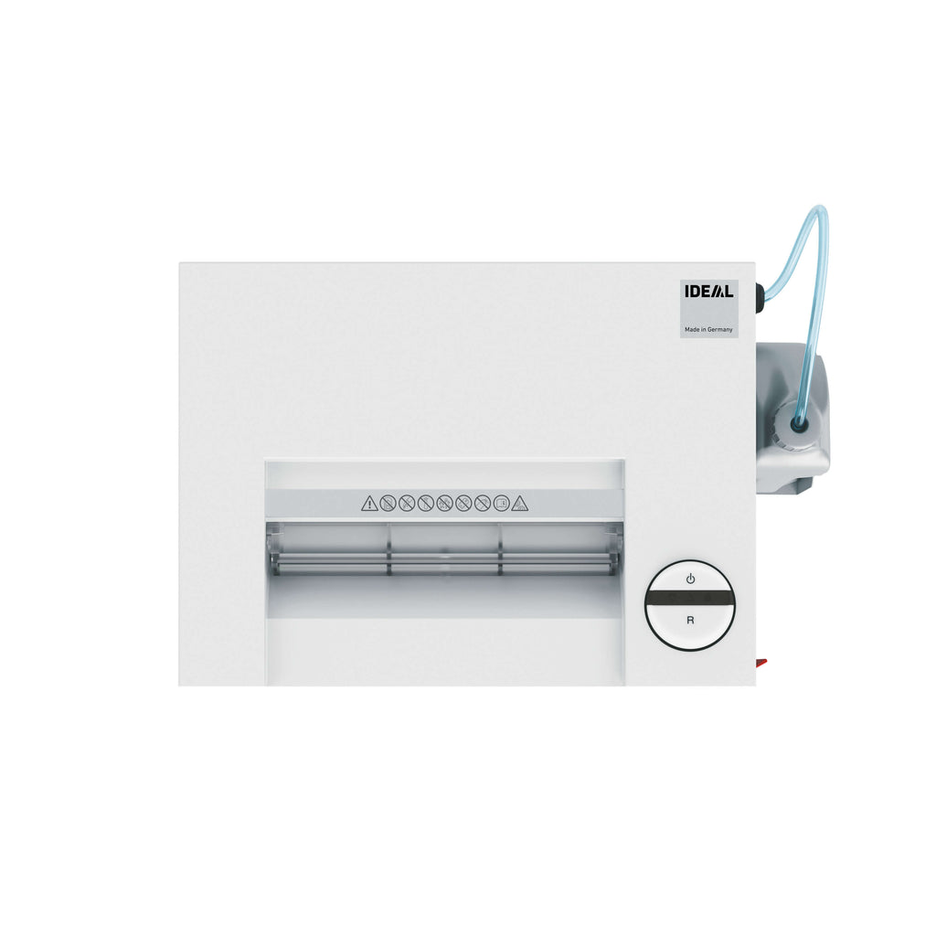 Draufsicht des IDEAL Schreibtisch-Aktenvernichter 2445 mit Öler