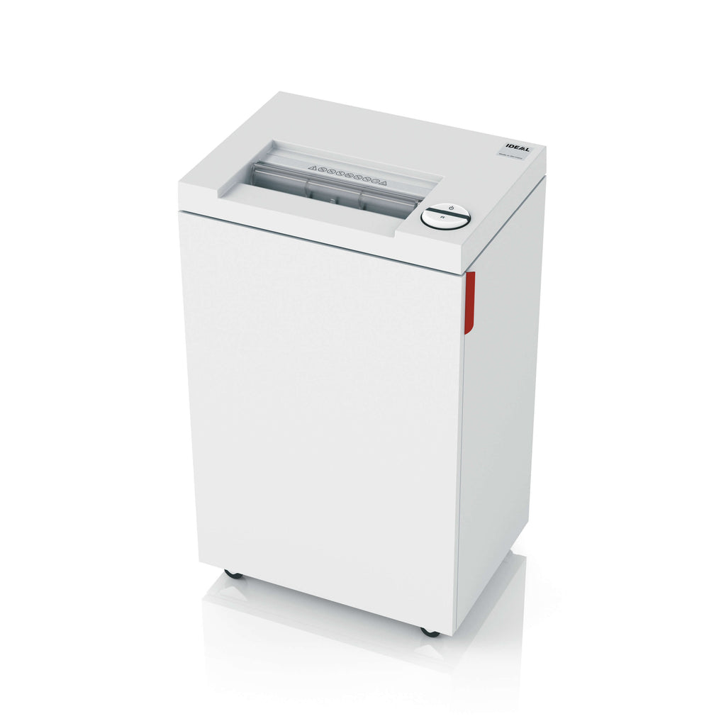 Side view of the IDEAL desktop document shredder 2465