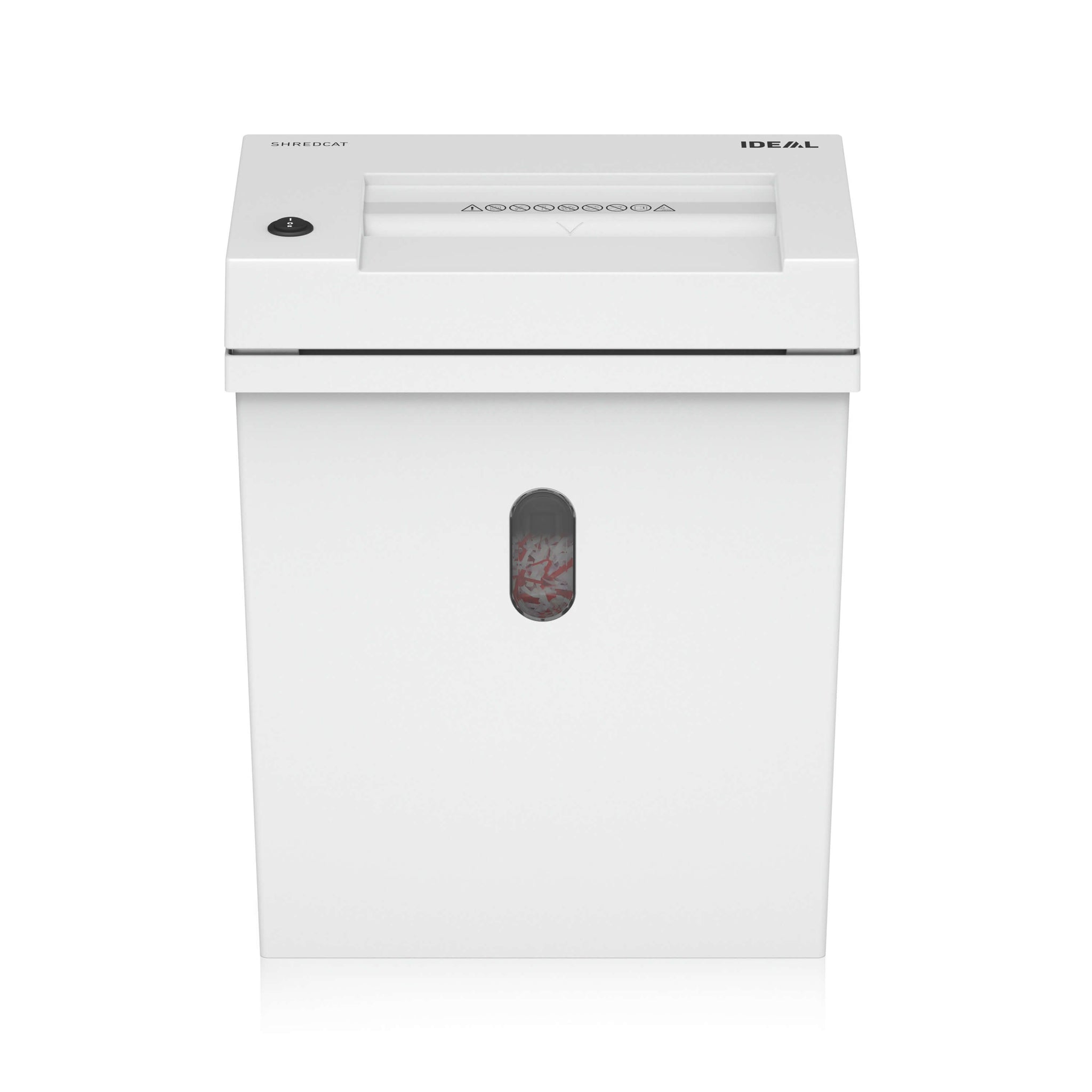 IDEAL SHREDCAT 8200 CC: Deskside document shredder, P-5