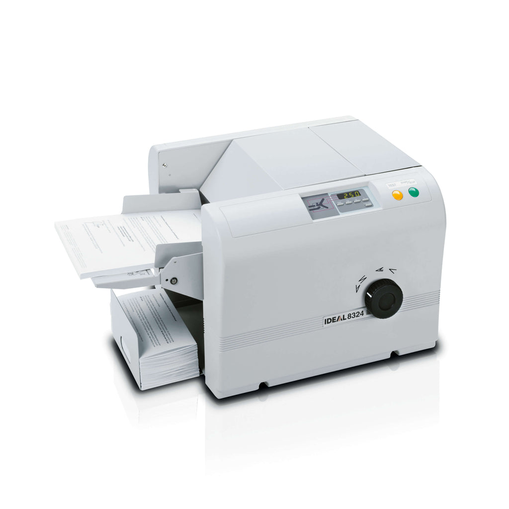 Seitenansicht des IDEAL Falzmaschine 8324