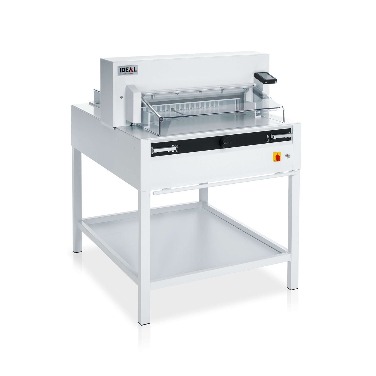 Side view of the IDEAL 6655 guillotine