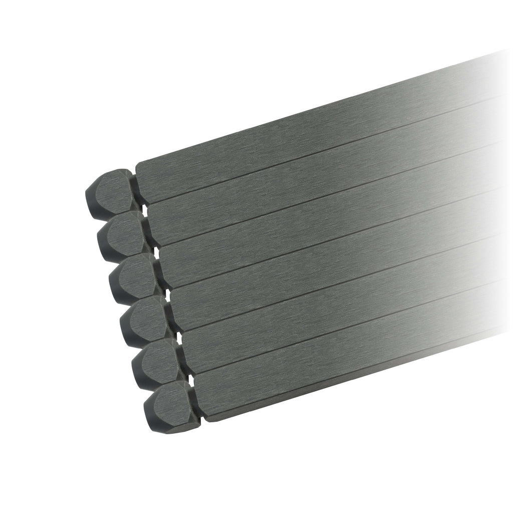Set mit 6 Stück grauer Schnittleisten für einen IDEAL Stapelschneider der Serie 42er- und 43er-Serie.