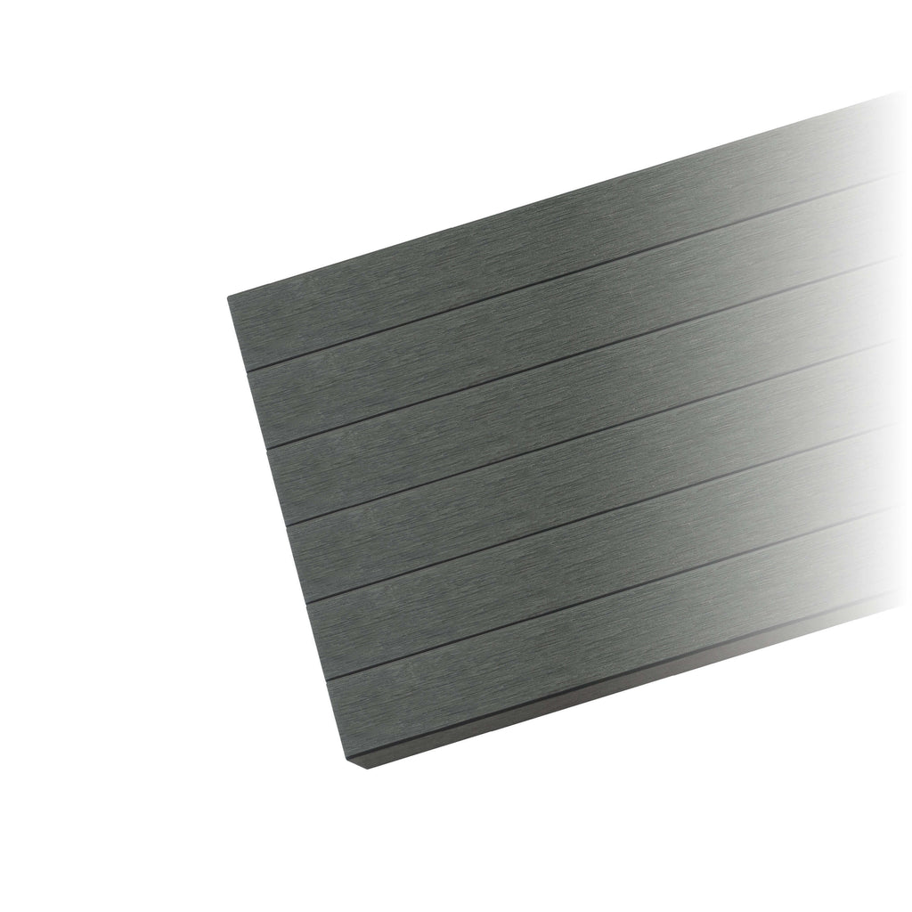 Set mit 6 Stück grauer Schnittleisten für einen IDEAL 5560-Stapelschneider, fotografiert vor weißem Hintergrund.