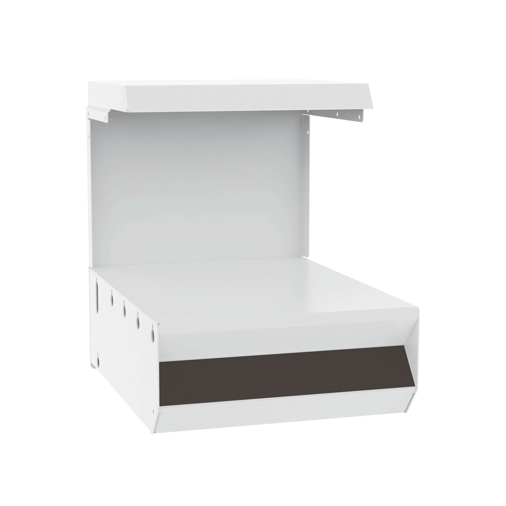 Ein Zusatztisch für elektrische IDEAL Stapelschneider. Der Seitentisch aus Metall ist Teil eines Zweiter-Sets für das Modell IDEAL 5560.