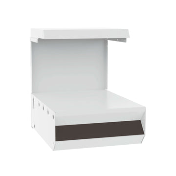 Ein Zusatztisch für elektrische IDEAL Stapelschneider. Der Seitentisch aus Metall ist Teil eines Zweiter-Sets für das Modell IDEAL 5560.